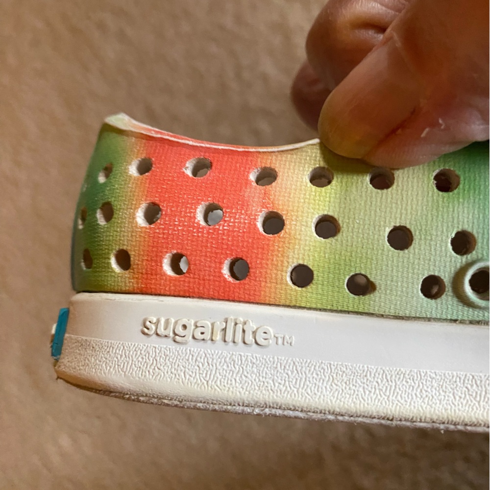 Native Rainbow Tie Dye Shoes Vibrant and Comfortable - Picture 7 of 9